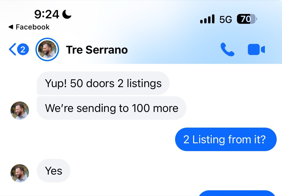 Listing Leads customer result 19 of 100