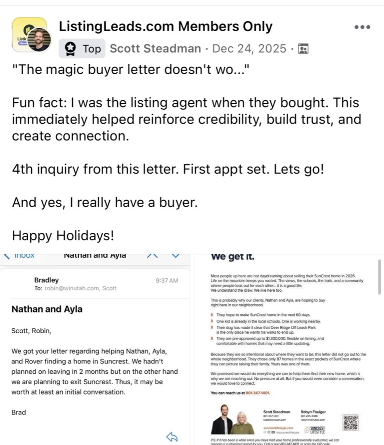 Listing Leads customer result 22 of 100
