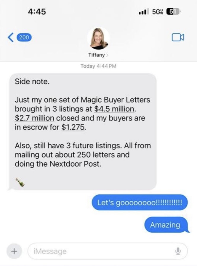 Listing Leads customer result 1 of 100