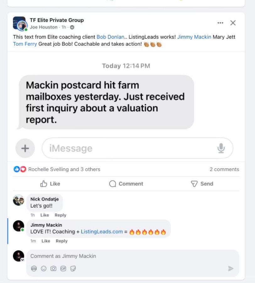 Listing Leads customer result 29 of 100