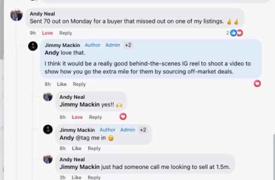 Listing Leads customer result 40 of 100
