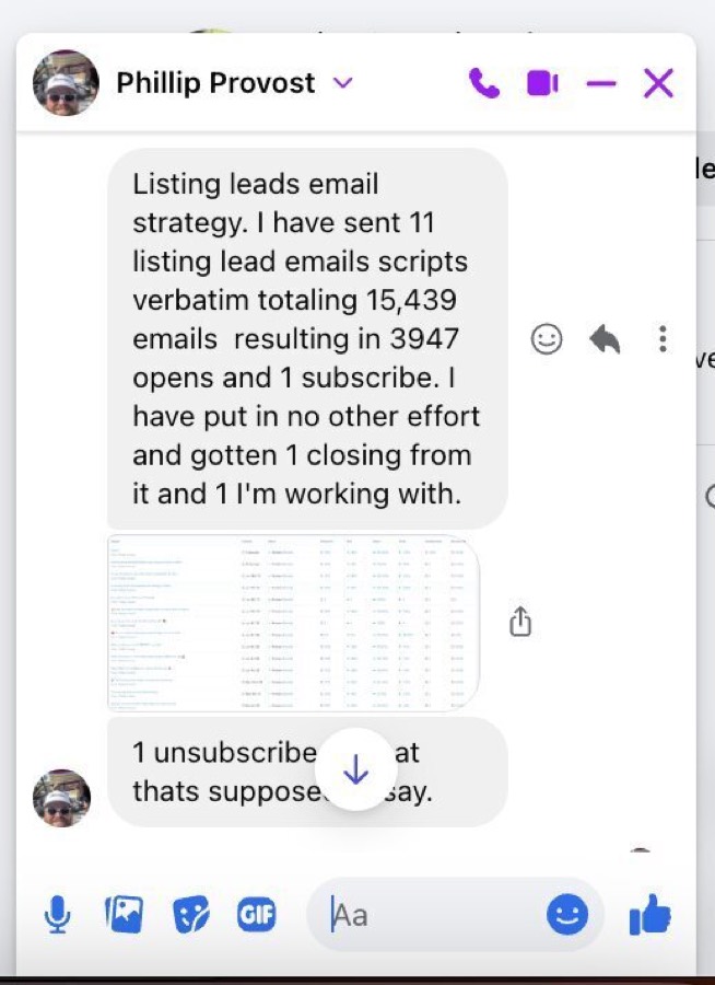 Listing Leads customer result 94 of 100