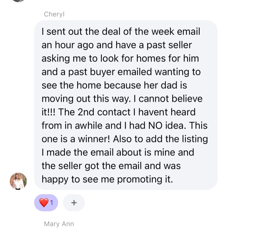 Listing Leads customer result 95 of 100